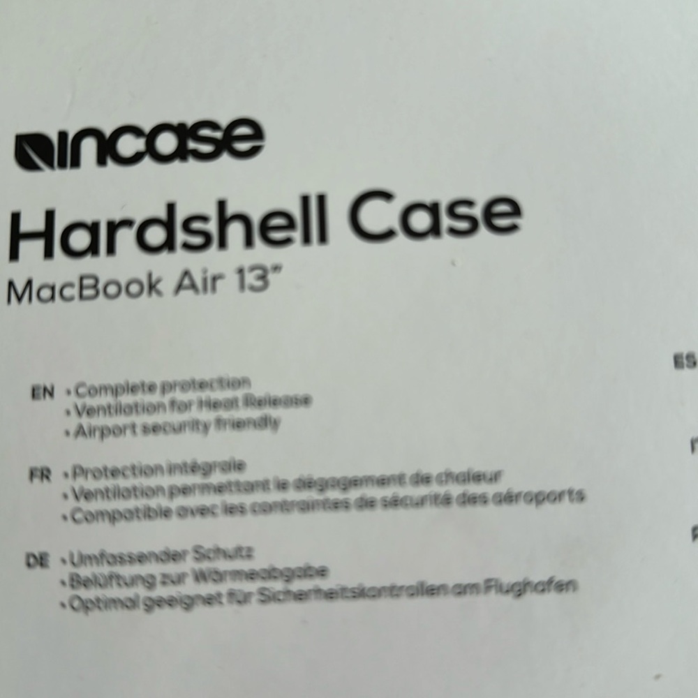 Hard shell Case for MacBook Air 13”
